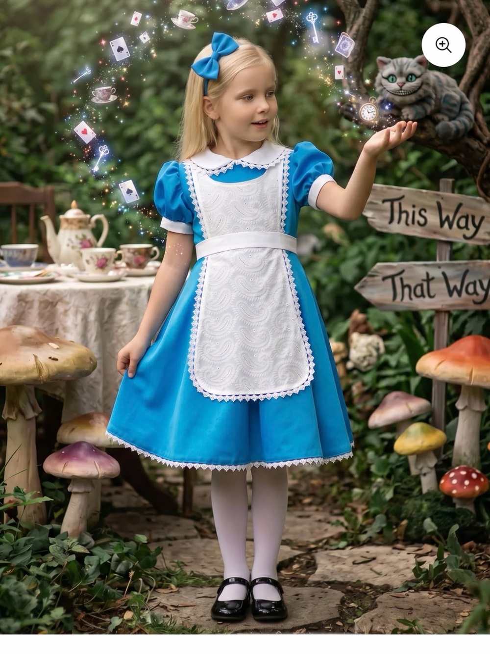 Alice in Wonderland Halloween🎃Carnival Suit
Cosplay Girls👧🏻Costume Sz 7